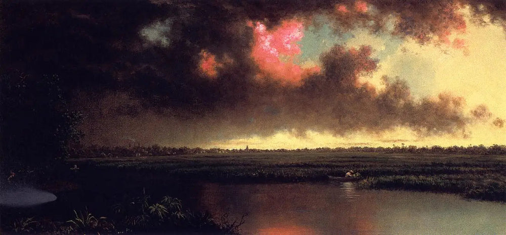 Sur la rivière San Sebastian Floride - Martin Johnson Heade - Alpha Reproduction