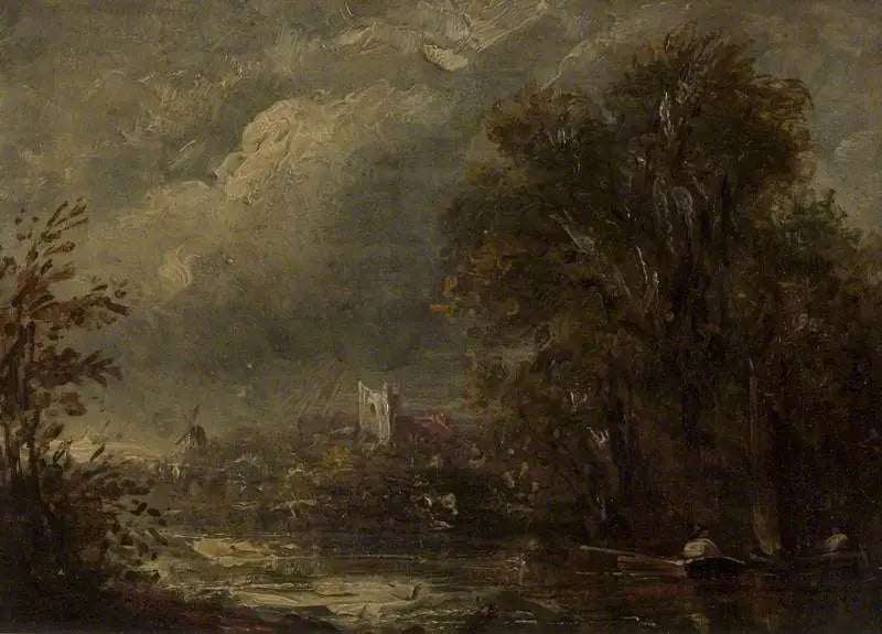 Na rzece Stour - John Constable