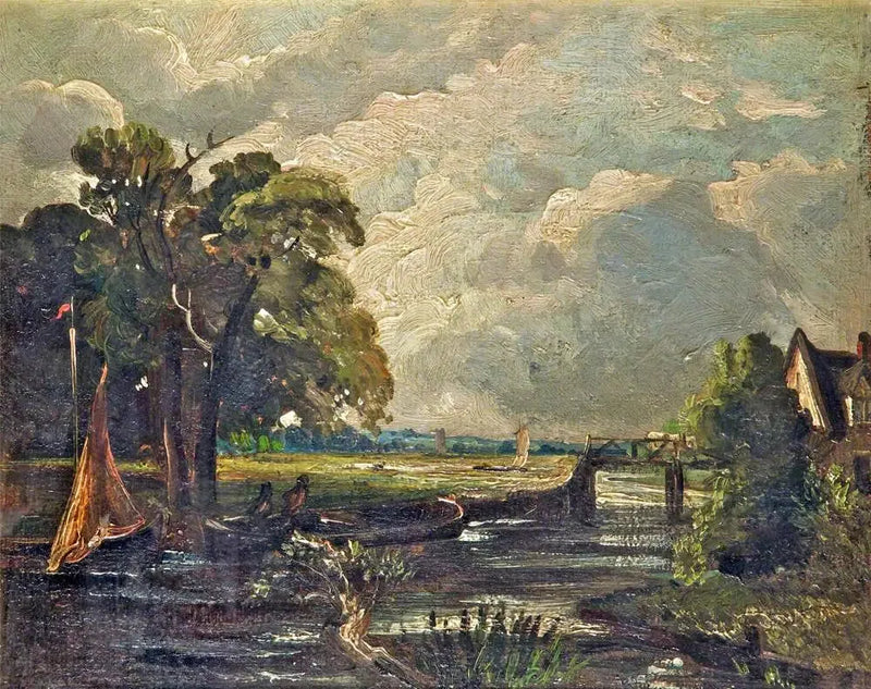 Na rzece Stour - John Constable