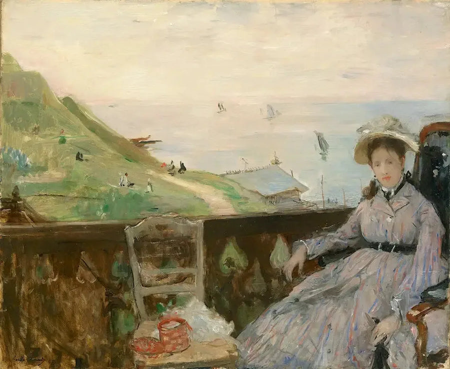 Na tarasie - Berthe Morisot
