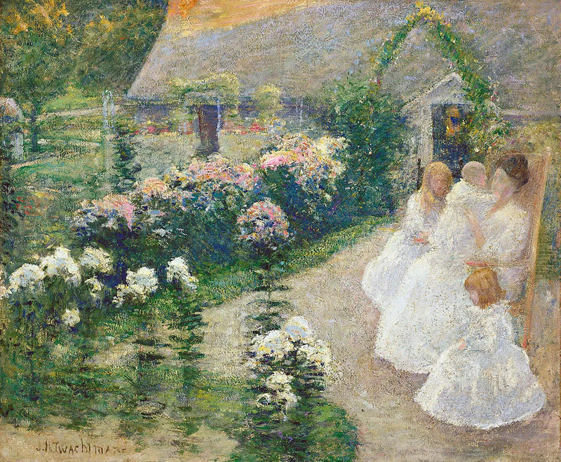 Na tarasie - John Henry Twachtman