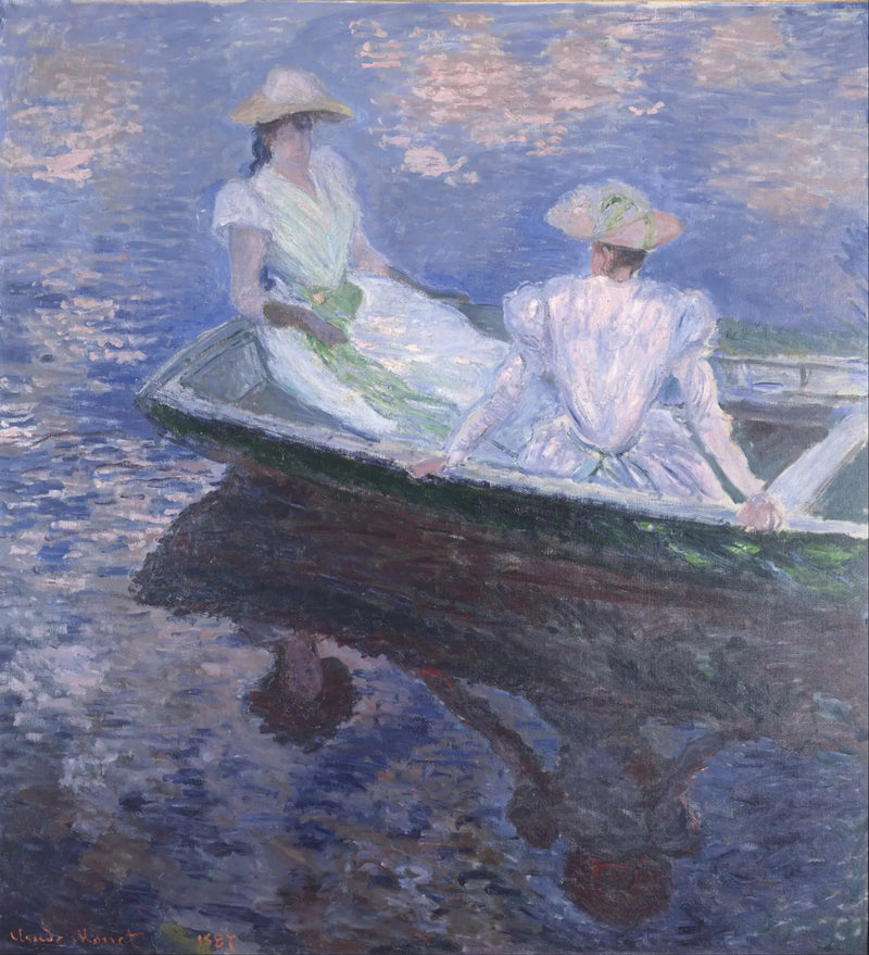 Na łodzi - Claude Monet
