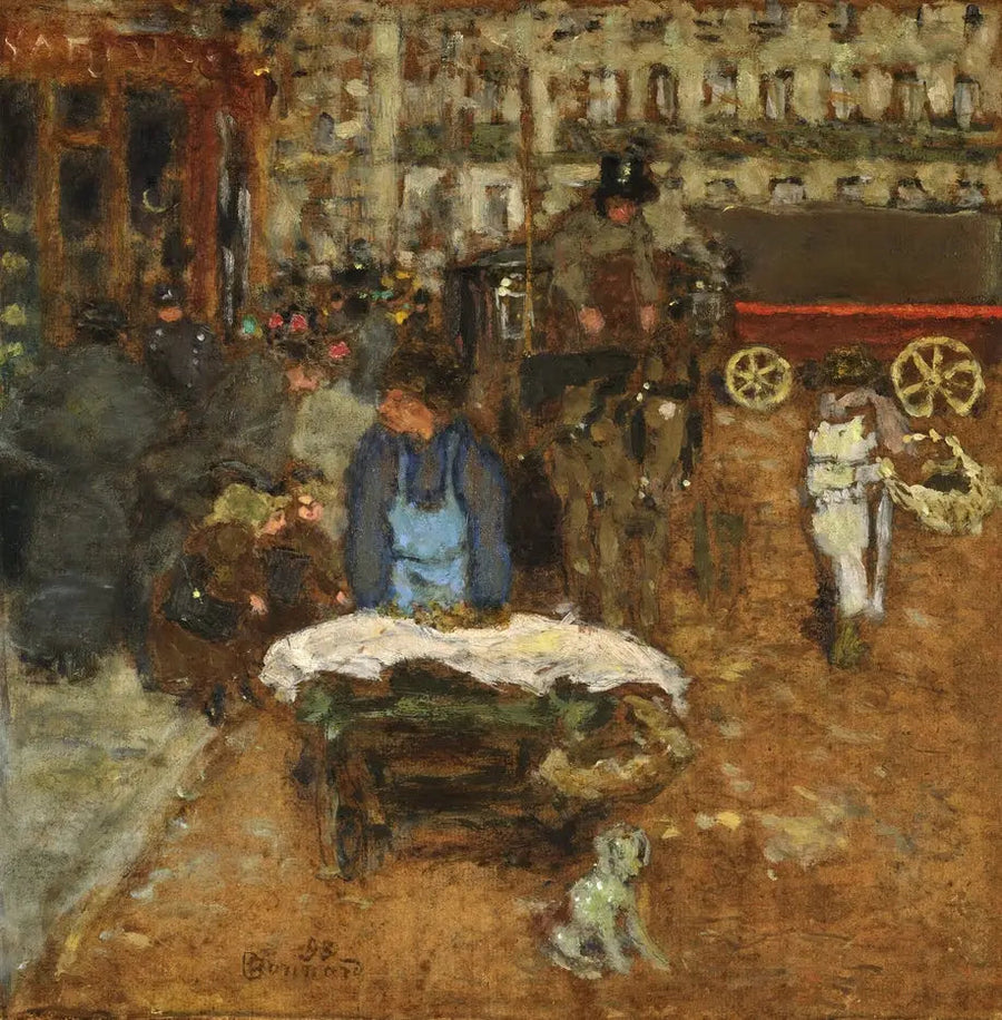Na bulwarze - Pierre Bonnard