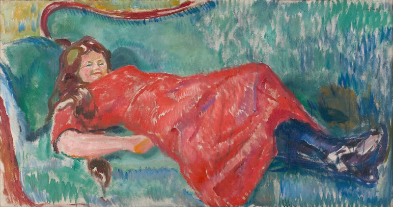 Na kanapie - Edvard Munch