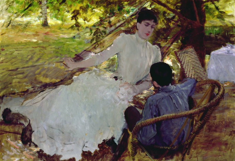 Na hamaku - II - Giuseppe De Nittis