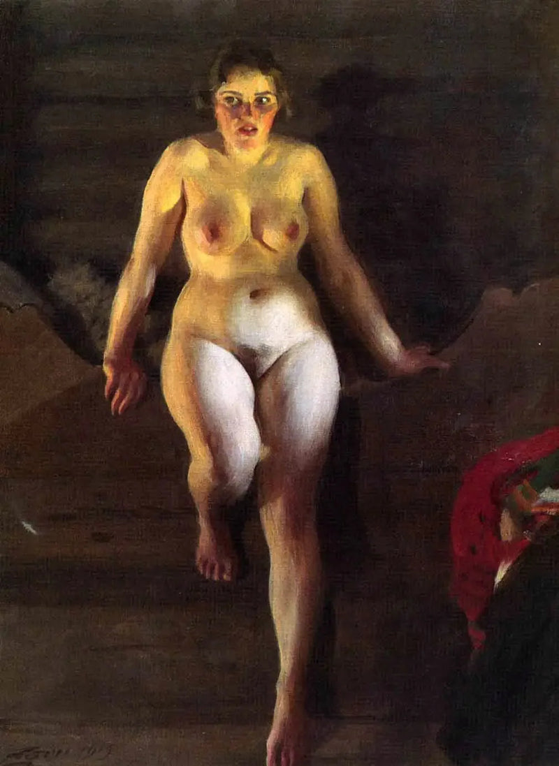 Na łóżku - Anders Zorn