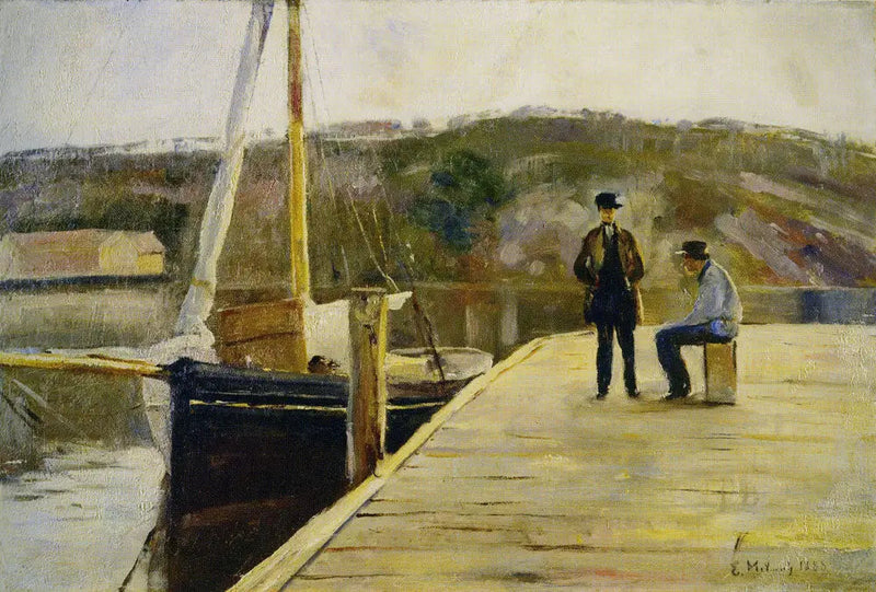 Na nabrzeżu - Edvard Munch