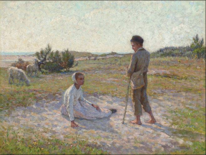 Na wydmach, Étaples - Henri Le Sidaner