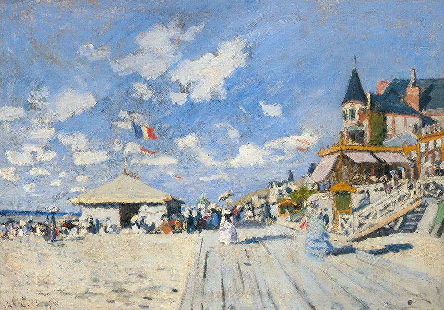 Na deskach Trouville - Claude Monet