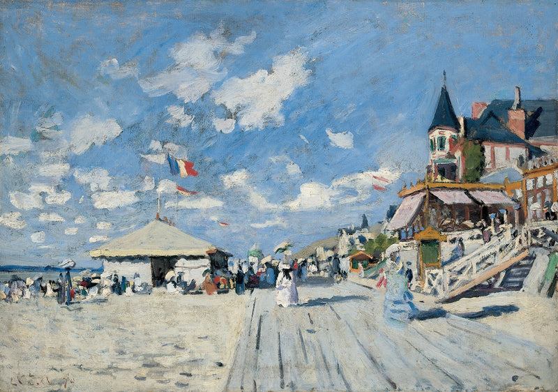 Na scenach Trouville W157 a - Claude Monet
