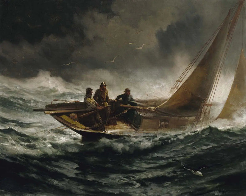 Pokonywanie burzy - Edward Moran