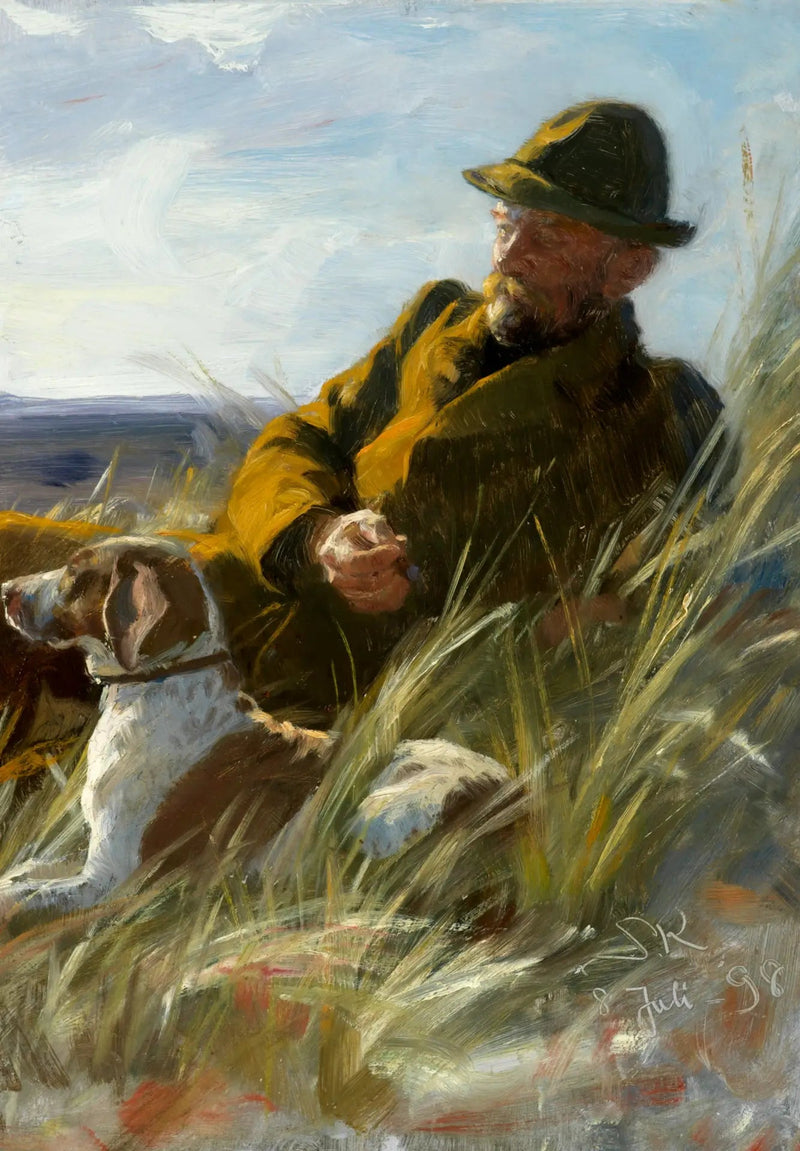 Nadbudowa C. F. Dahlerup z Jagthund. - Peder Severin Krøyer