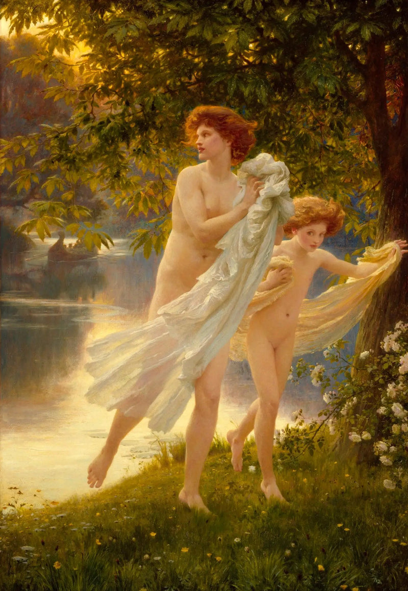 Zaskoczony - Frank Bernard Dicksee