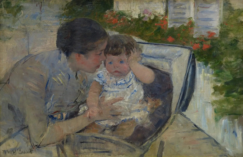 Susan pocieszająca dziecko - Mary Cassatt