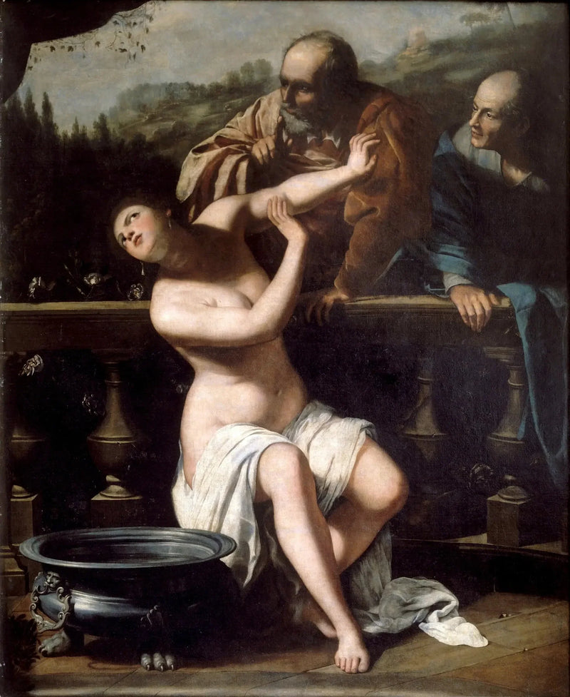 Suzanne i starcy - Artemisia Gentileschi
