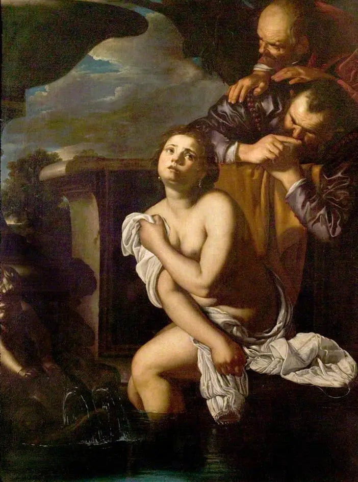 Suzanne i starcy - Artemisia Gentileschi