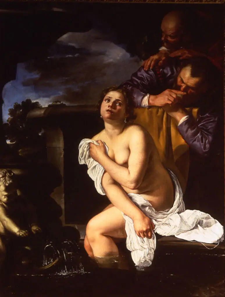 Suzanne i starcy - Artemisia Gentileschi