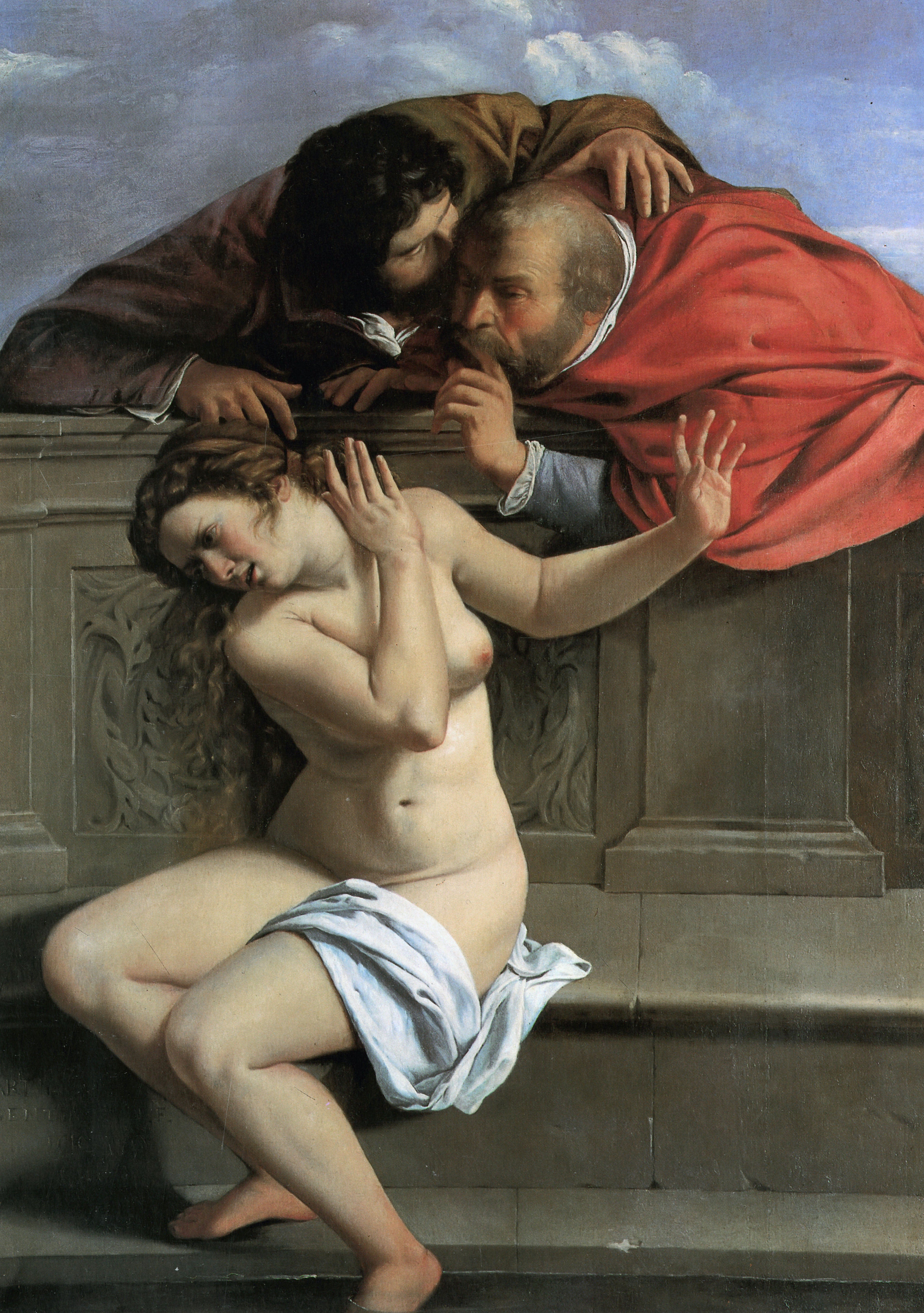 Suzanne i starcy - Artemisia Gentileschi