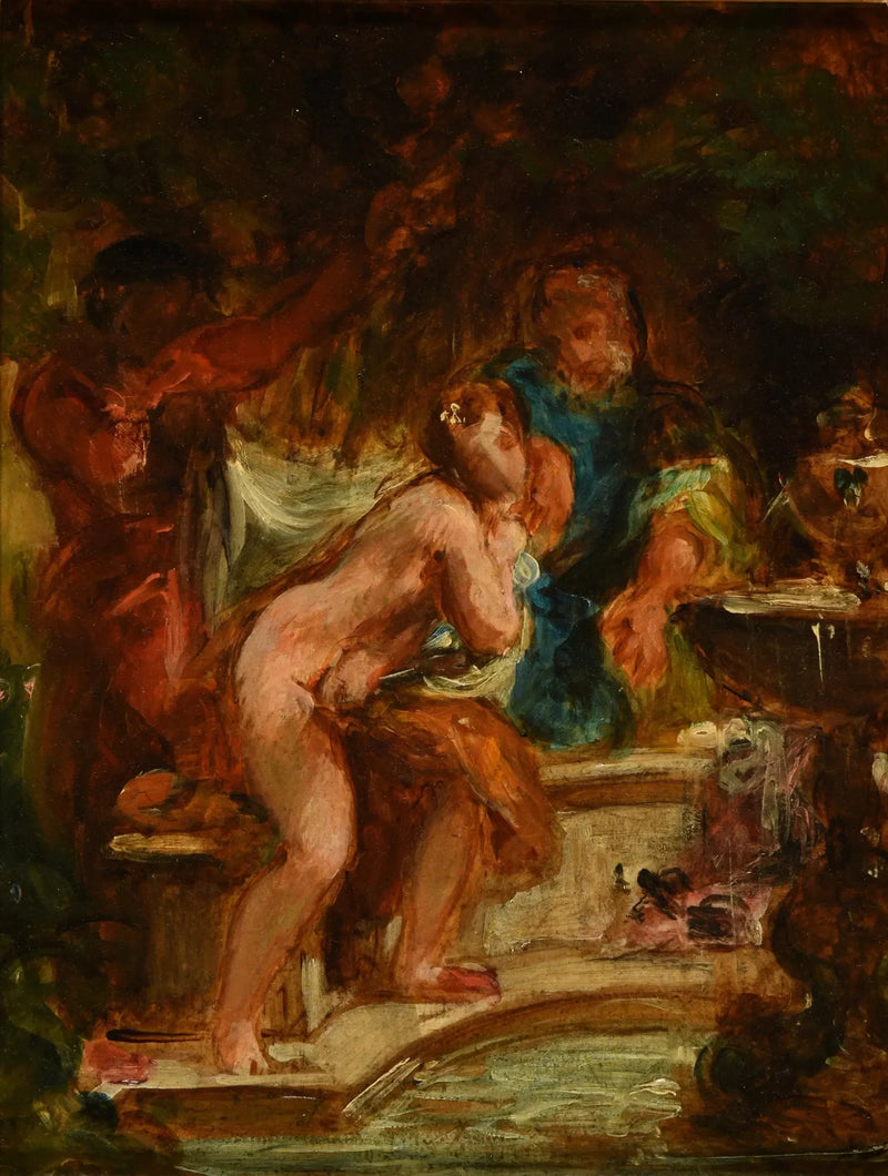 Suzanne i starcy - Eugène Delacroix