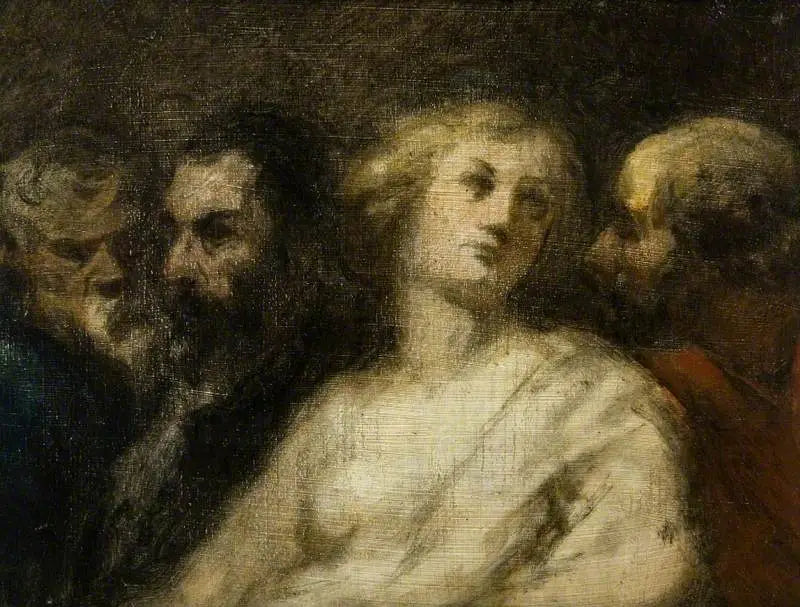 Suzanne i starcy - Honoré Daumier