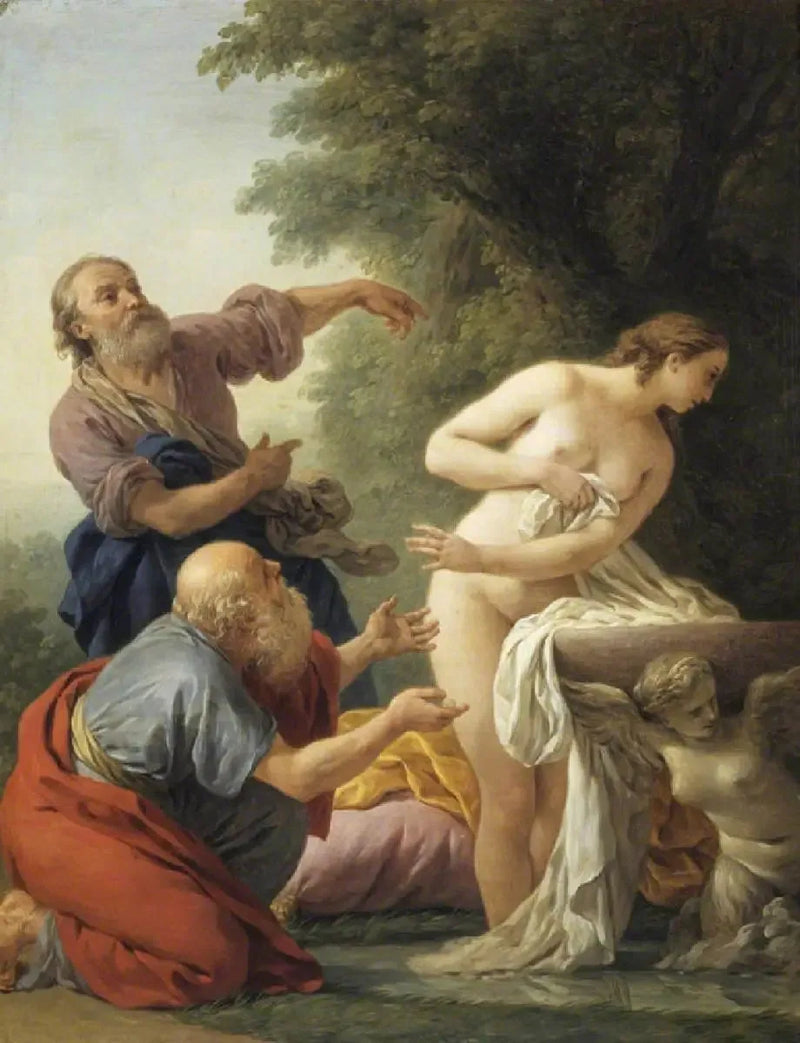 Suzanne i starcy - Louis Jean François Lagrenée