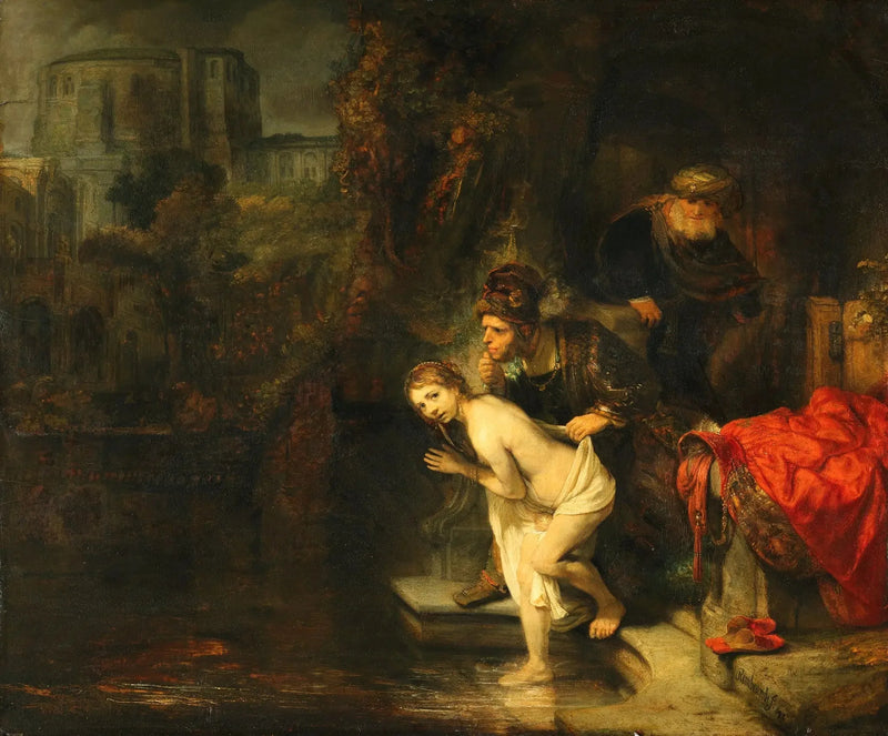 Suzanne i starcy - Rembrandt