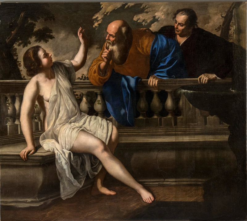 Suzanne i starcy - Artemisia Gentileschi