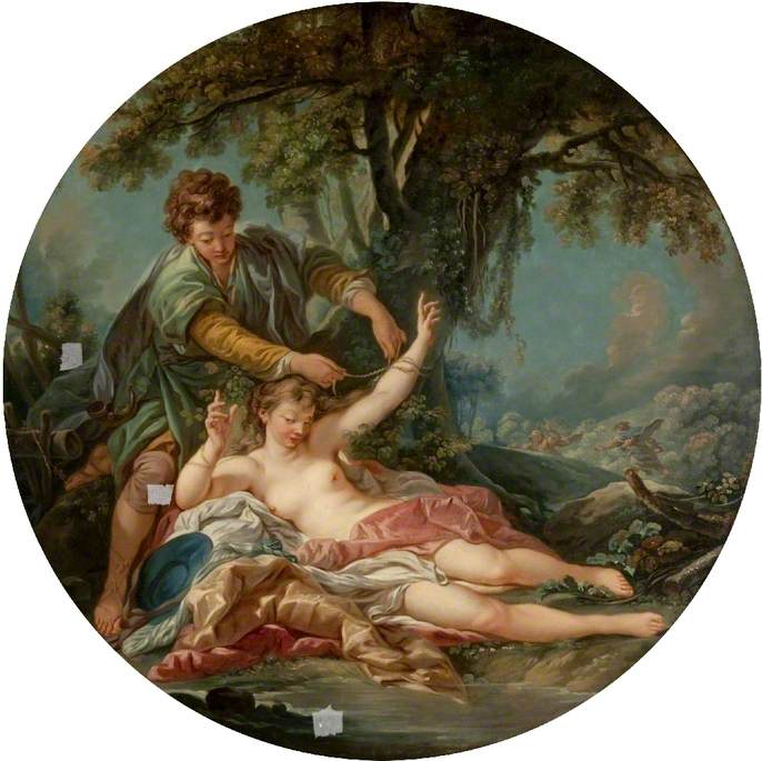 Sylwia uratowana przez Amintasa - François Boucher