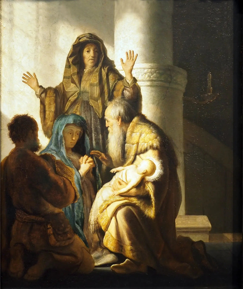 Symeon w świątyni - Rembrandt