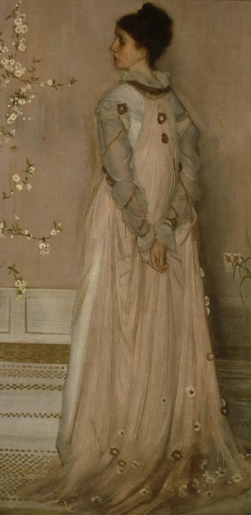 Symfonia w kolorze krzesło i różowa - James Abbott McNeill Whistler