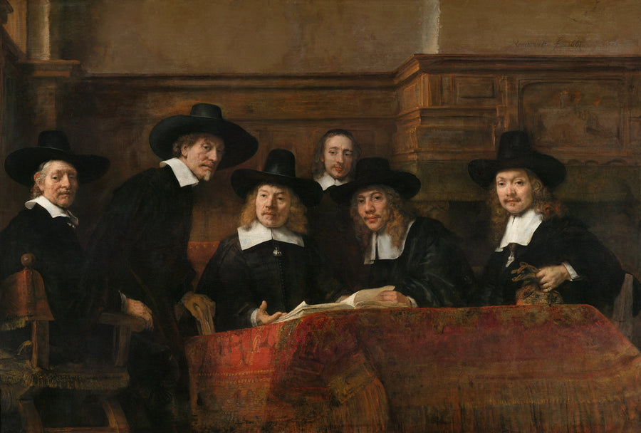 Les Syndics de la guilde des drapiers — Rembrandt