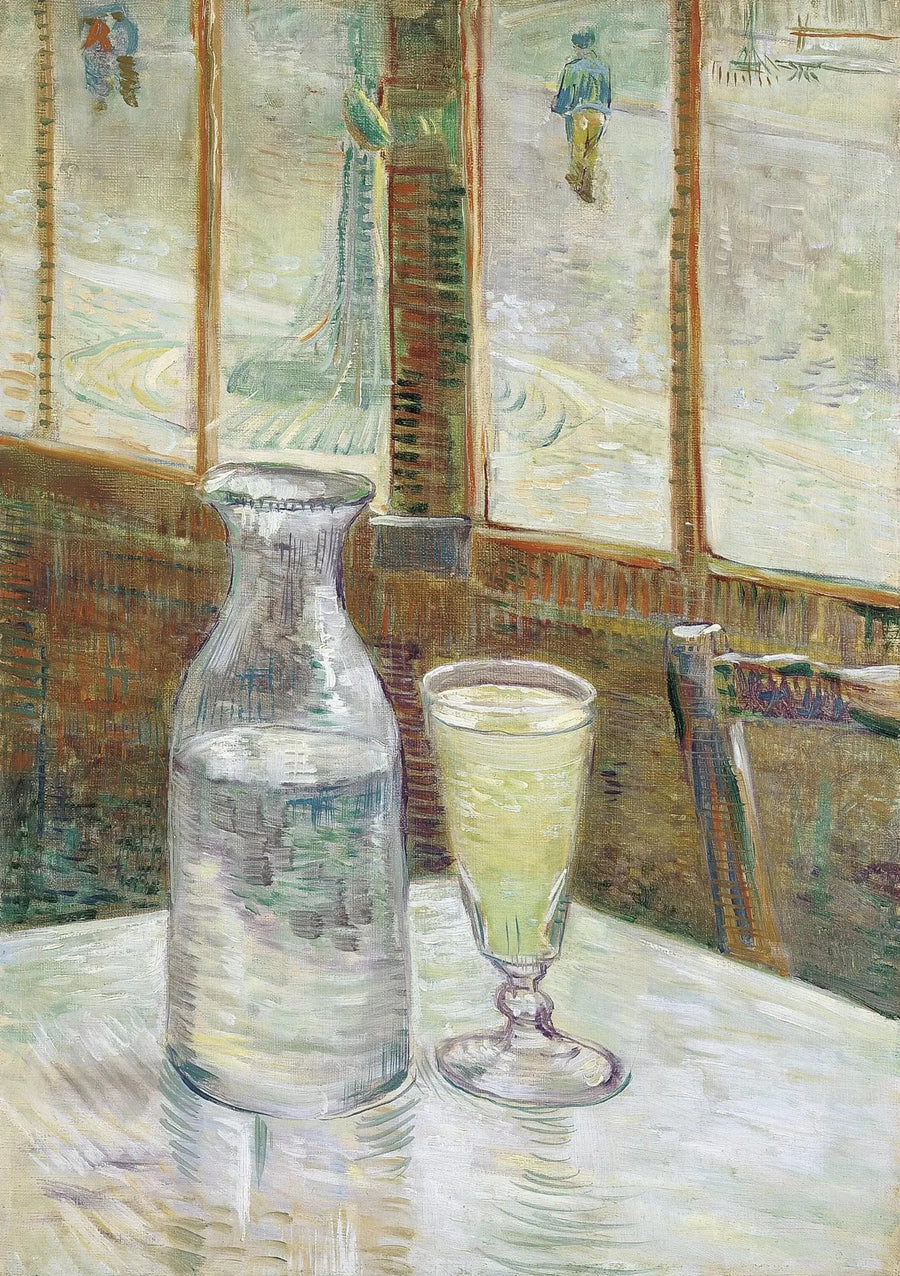 Stolik kawowy z absyntem - Vincent van Gogh