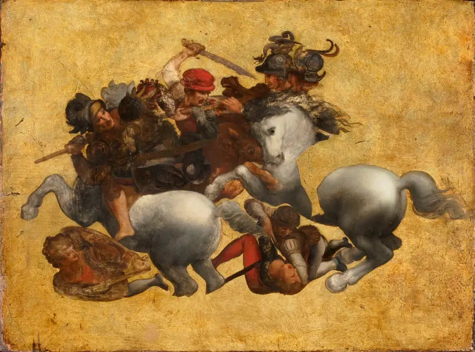 Reproduction du tableau « Table Doria - Léonard de Vinci » par Alpha Reproduction en peinture à l’huile