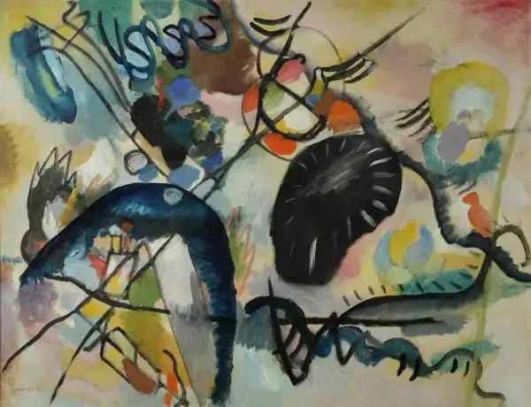 Czarna plama 1 - Wasilij Kandinsky
