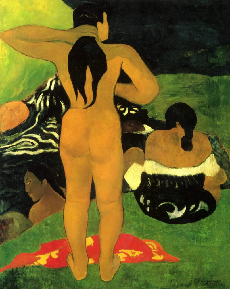 Tahitańskie na plaży - Paul Gauguin