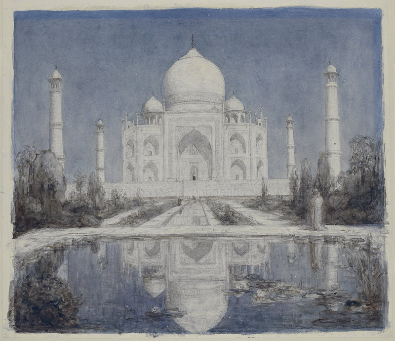 Taj Mahal au clair de lune - Marius Bauer