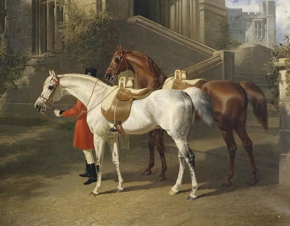 Tajar et Hammon - John Frederick Herring, Sr. image 1 tableau peint à l’huile sur toile