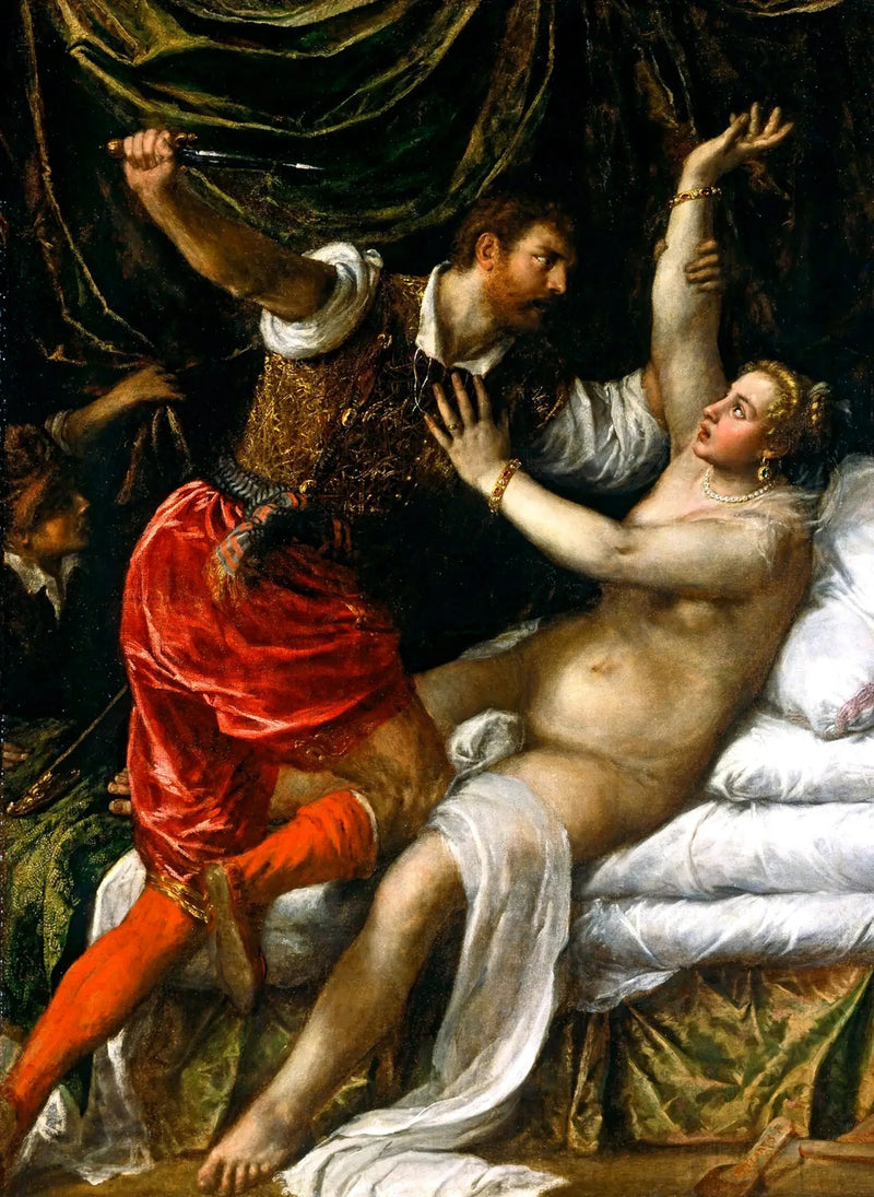 Tarkwin i Lucrecja - Titian