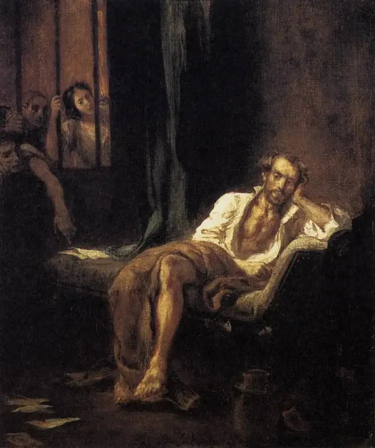 Filiżanka w szpitalu św. Anny w Ferrarze - Eugène Delacroix