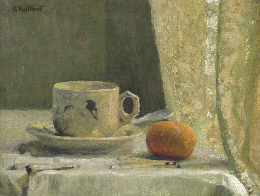 Filiżanka i mandarynka - Édouard Vuillard