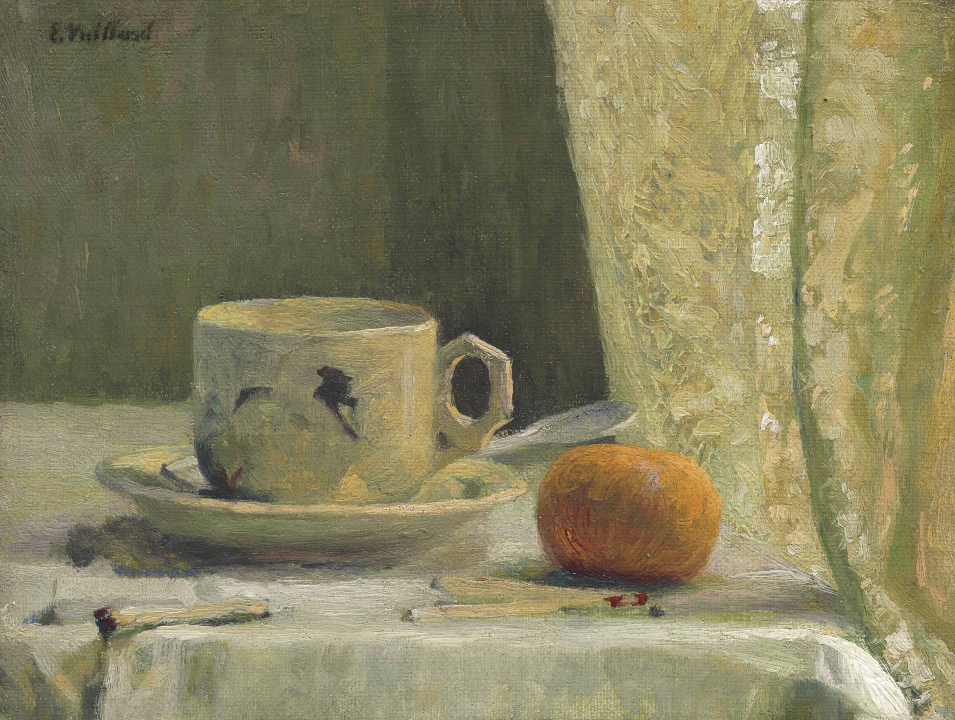 Tasse et mandarine - Édouard Vuillard - Alpha Reproduction