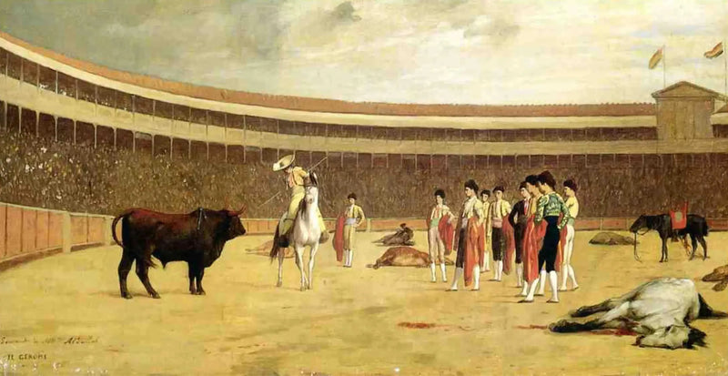 Byk i pikador - Jean-Léon Gérôme