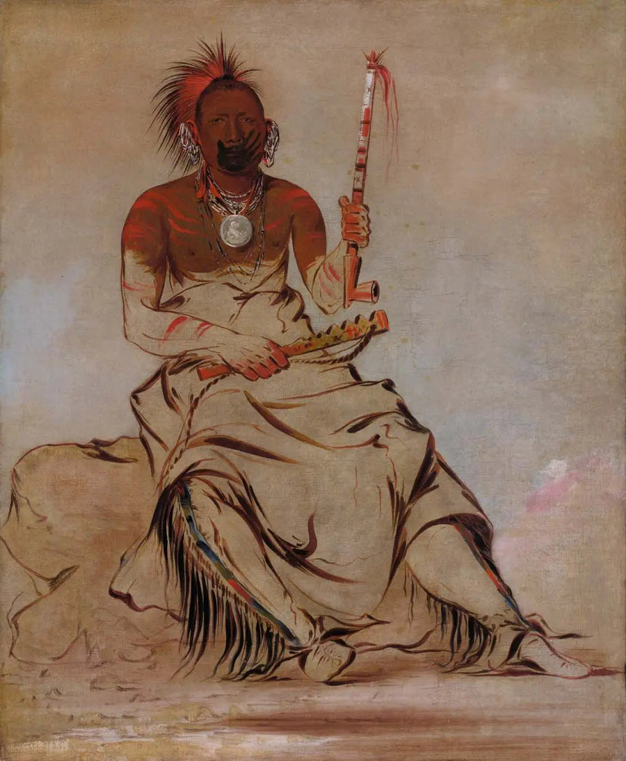 Te-ah'-ke-ra-lée-re-coo, Cheyenne, Pawnee republikański - George Catlin