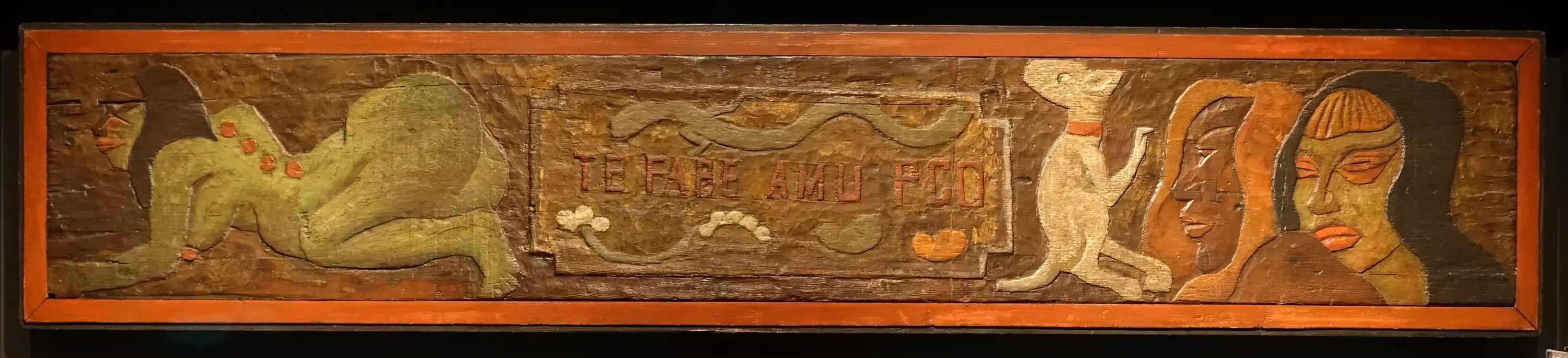 Reproduction du tableau « Te Fare Amu - Paul Gauguin » par Alpha Reproduction en peinture à l’huile