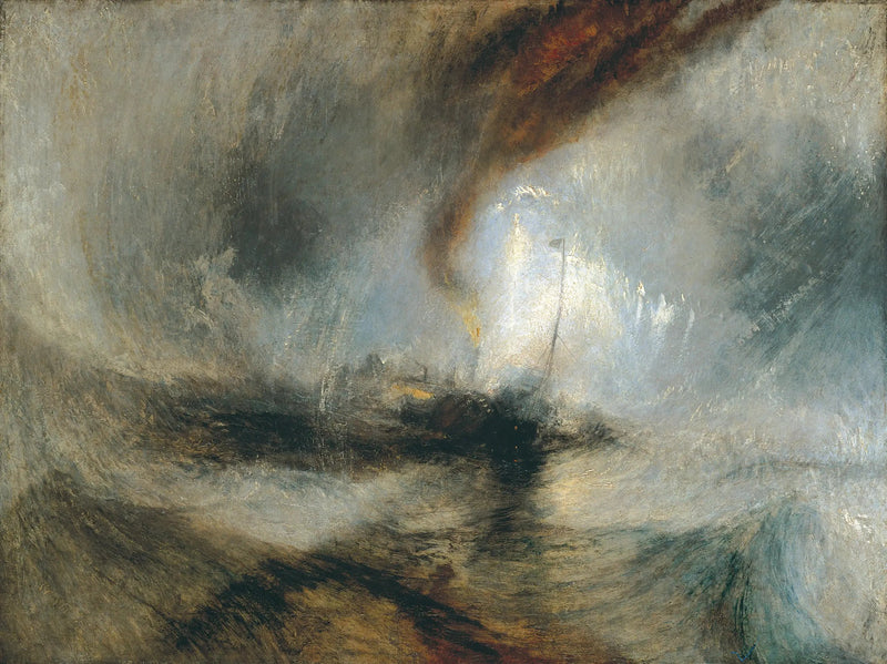 Burza śnieżna na morzu - J. M. W. Turner