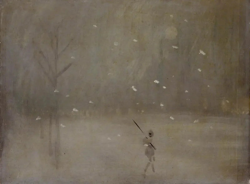 Burza śnieżna: Nokturn - James Abbott McNeill Whistler