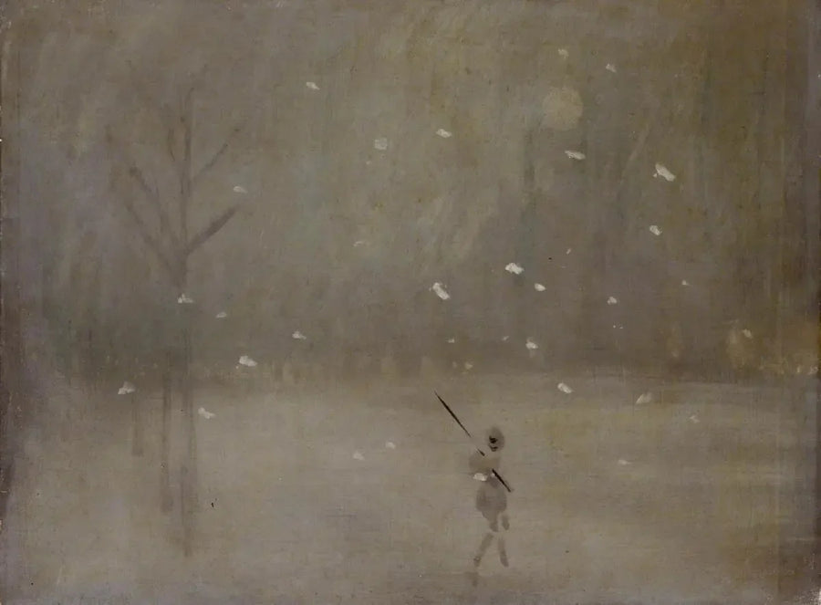 Burza śnieżna: Nokturn - James Abbott McNeill Whistler