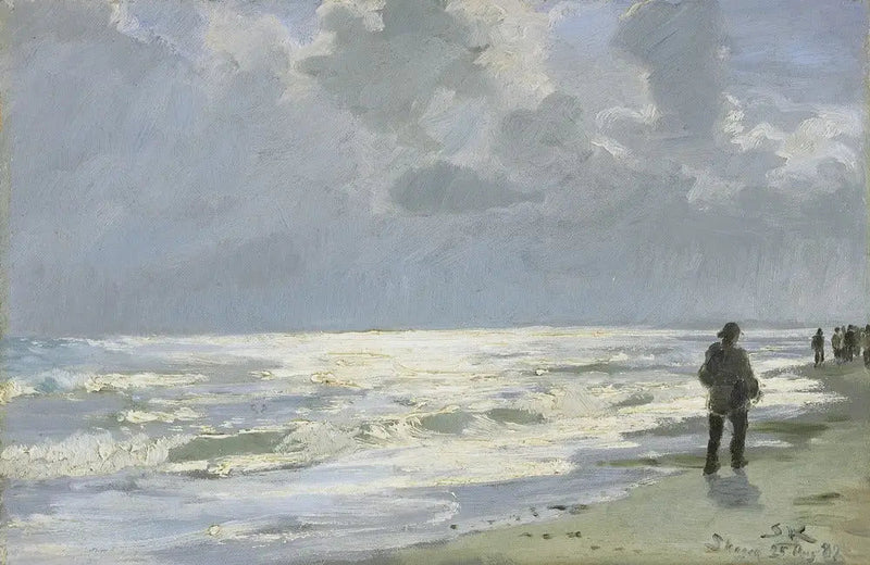 Burza na morzu - Peder Severin Krøyer