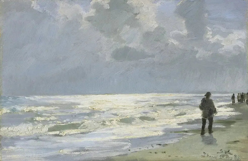 Burza na morzu - Peder Severin Krøyer