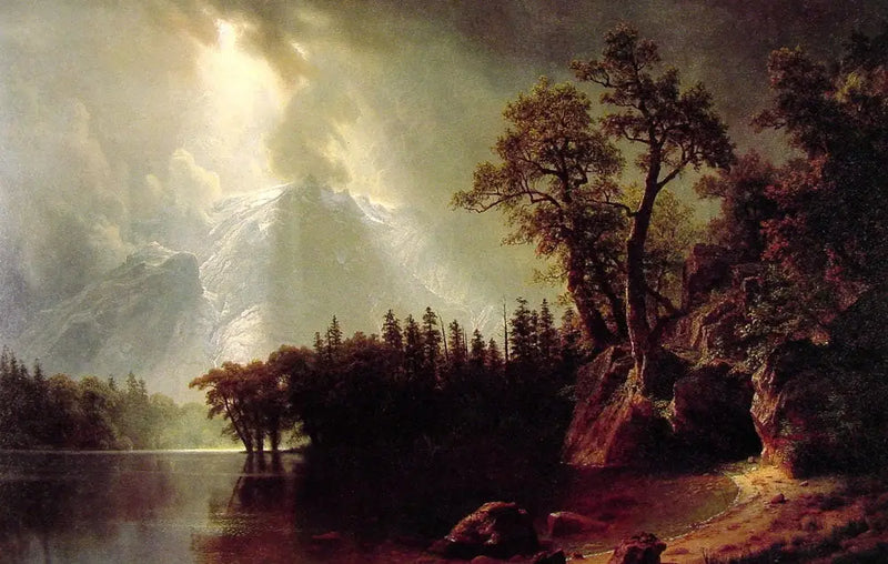 Przejściowa burza nad Sierra Nevada - Albert Bierstadt